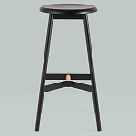 Черный барный стул Knopper варинант исполнения - 3 | Loft Concept в Орле