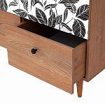 Шкаф с принтом Leaf bouquet варинант исполнения - 3 | Loft Concept в Орле