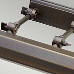 Светильник для картин с призматическим плафоном и двойными регулируемыми шарнирами Elstead Lighting варинант исполнения - 43 | Loft Concept в Орле