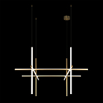 Люстра с 6-ю цилиндрическими плафонами на тонких тросах Trumpet tube варинант исполнения - 7 | Loft Concept в Орле