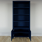 Книжный Стеллаж Elsa Dreams Blue с задней стенкой варинант исполнения - 4 | Loft Concept в Орле