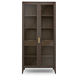 Витрина стеклянная 2-х дверная с ящиками и 5-ю полками Harper Line варинант исполнения - 3 | Loft Concept в Орле