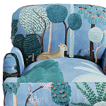 Дизайнерское классической формы на колесиках Trumann Armchair варинант исполнения - 4 | Loft Concept в Орле