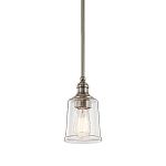 Подвесной светильник со стеклянным плафоном в форме колокола с эффектом пузырьков Kichler варинант исполнения - 1 | Loft Concept в Орле