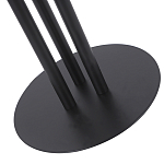 Настольная лампа с тремя прозрачными куполообразными плафонами и черным металлическим основанием Flos Wireline Lighting варинант исполнения - 2 | Loft Concept в Орле