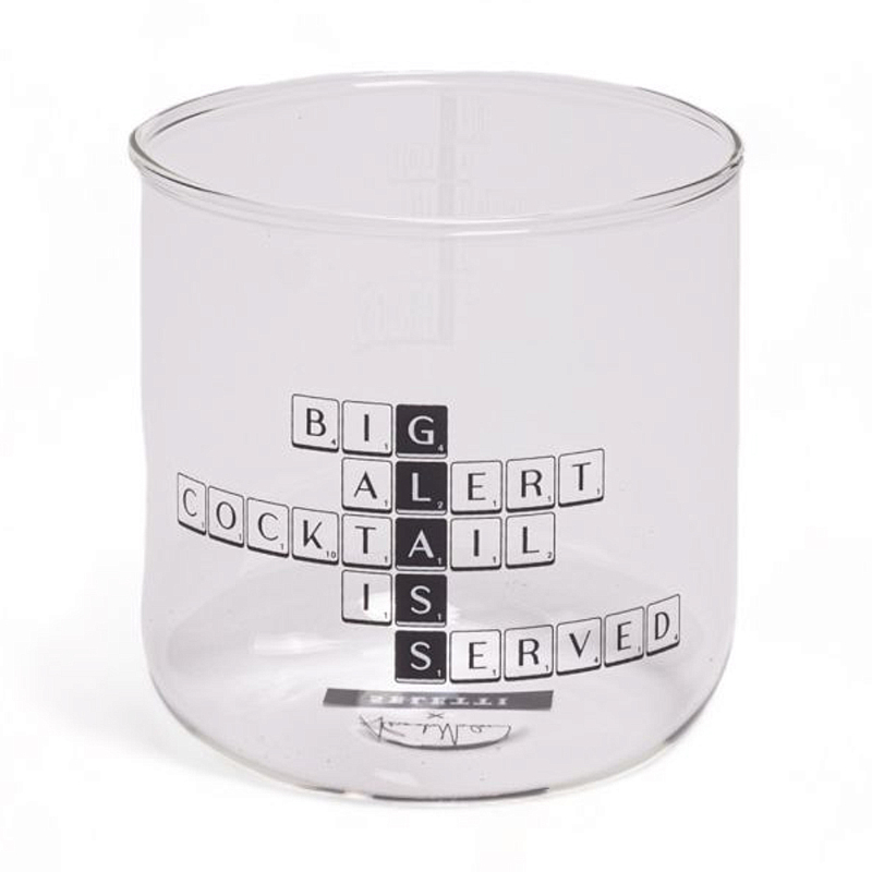 Стакан Seletti Cocktail Прозрачное Стекло Черный в Орле | Loft Concept 
