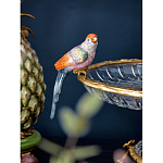 Чаша из прозрачного стекла с фигурками разноцветных попугаев на ободке 38 Eden Garden варинант исполнения - 3 | Loft Concept в Орле