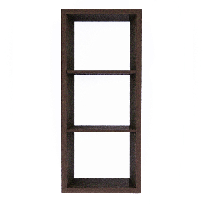 Полка-модуль для книг Primo длина 60 Темный дуб Древесина Черный в Орле | Loft Concept 