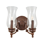 Бра с 2-мя стеклянными плафонами с пузырьками Feiss варинант исполнения - 1 | Loft Concept в Орле