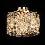 Потолочный светильник круглый с прозрачными подвесками Lunet варинант исполнения - 2 | Loft Concept в Орле