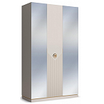 Шкаф трёхдверный с 2-мя зеркальными дверками Satin Furniture варинант исполнения - 1 | Loft Concept в Орле