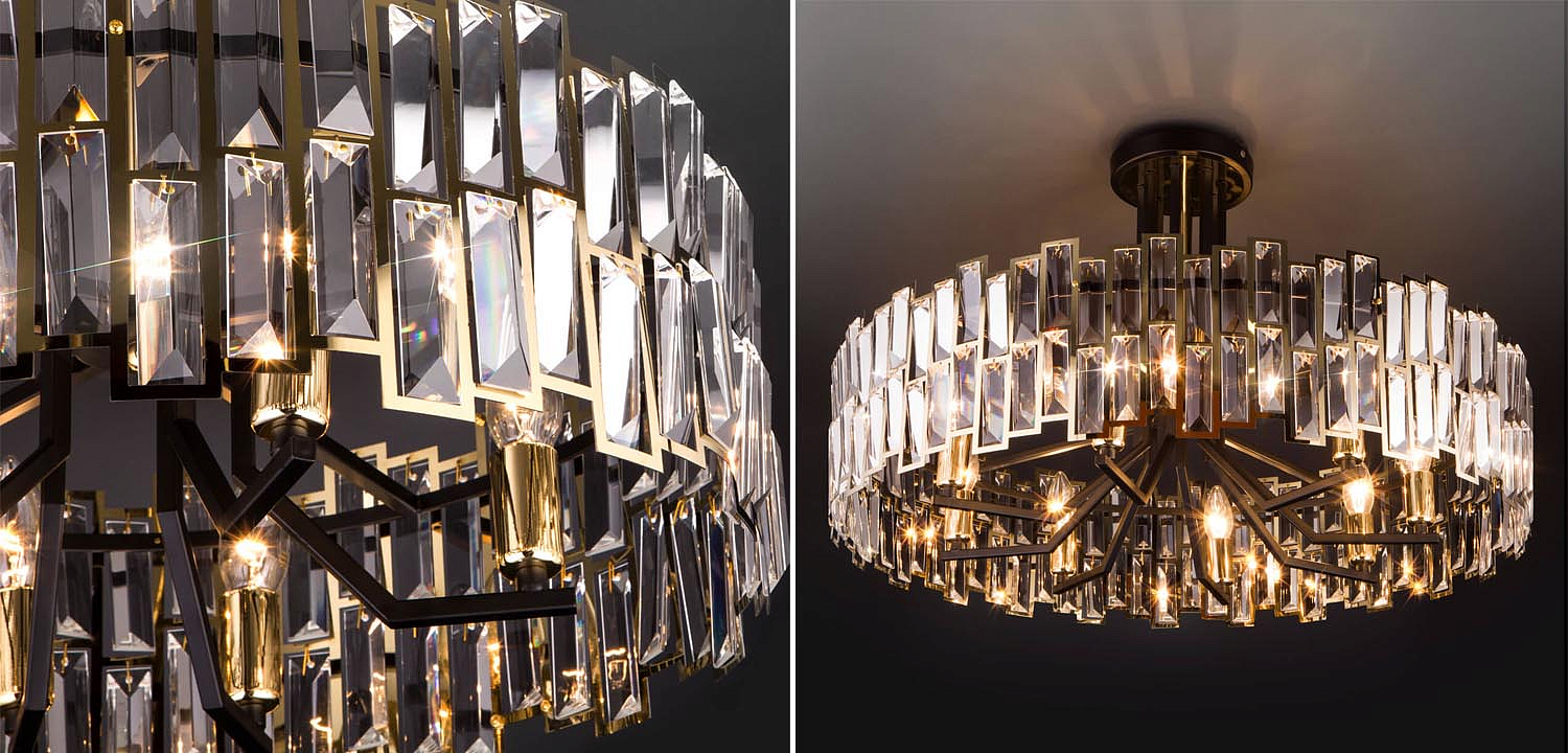 Потолочная люстра Darkness Chandelier gold 71 Потолочная люстра Darkness Chandelier gold 71 - Loft-Concept в Орле