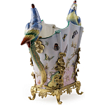 Ваза фарфоровая с попугаями Ferra варинант исполнения - 3 | Loft Concept в Орле