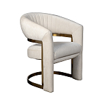 Полукресло Valbonne Chair cream velour варинант исполнения - 2 | Loft Concept в Орле