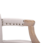 Кресло Aubrey Classical Armchair beige flax варинант исполнения - 4 | Loft Concept в Орле
