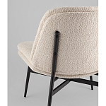 Кресло лаунж Tail молочный варинант исполнения - 3 | Loft Concept в Орле