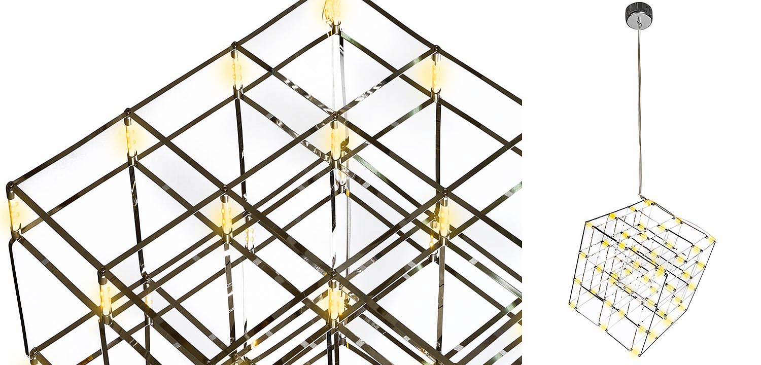 Люстра Moooi Tesseract Yellow lamp S Люстра Moooi Tesseract Yellow lamp S - Loft-Concept в Орле