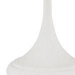 Настольная лампа с декором в виде белого цветка магнолии на каркасе и черным абажуром White Magnolia варинант исполнения - 1 | Loft Concept в Орле