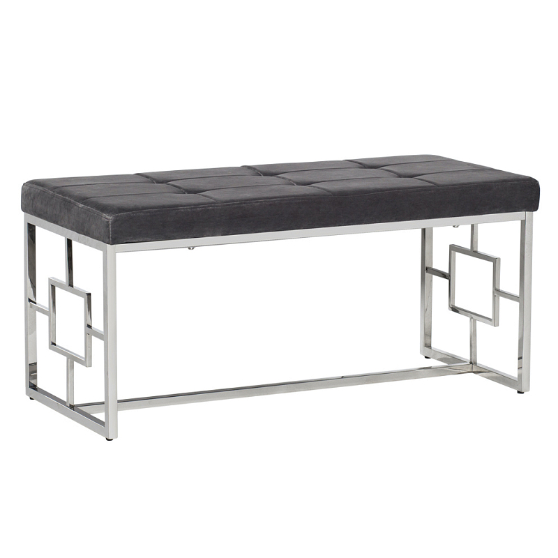 Банкетка Minimalism Bench Seat Хром Серый Банкетка Minimalism Bench Seat Хром Серый в Орле | Loft Concept