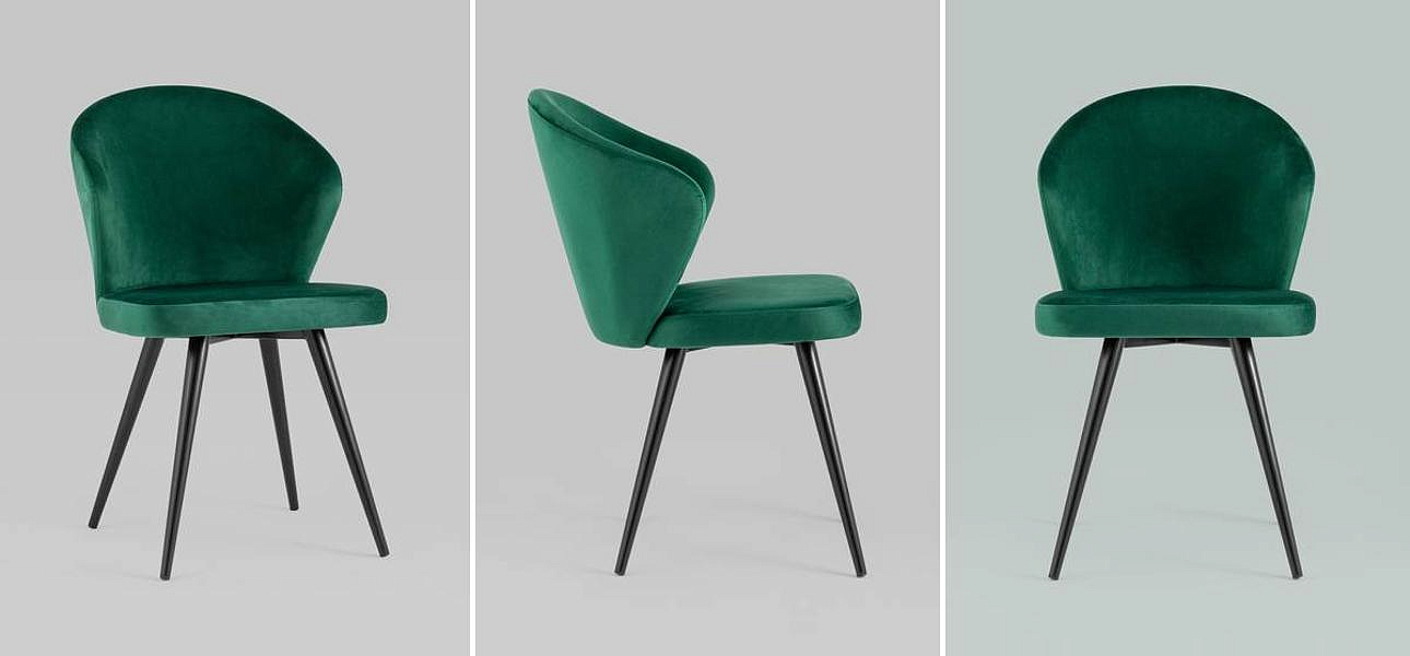 Стул Зеленый Бархат Volante Chair Стул Зеленый Бархат Volante Chair - Loft-Concept в Орле