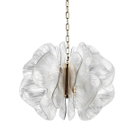 Люстра с крупными рельефным декором в виде лепестков 60 см Ethereal Bloom варинант исполнения - 1 | Loft Concept в Орле
