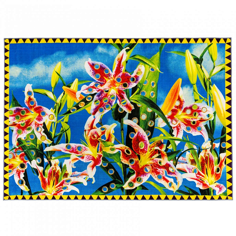 Ковер Seletti Rectangular Rug Flower with Holes Мульти в Орле | Loft Concept 