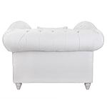 Кресло низкое с мягкой обивкой из велюра на 4-х ножках из массива березы Sophie Armchair white варинант исполнения - 3 | Loft Concept в Орле