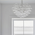 Люстра круглая со стеклянными шарами Airy Chandelier варинант исполнения - 4 | Loft Concept в Орле
