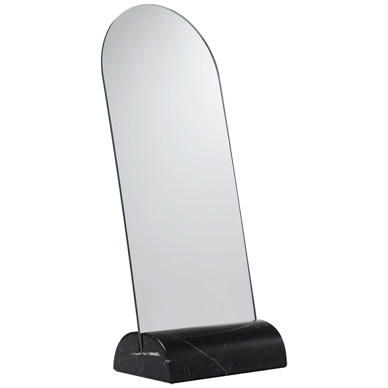 Настольное дизайнерское зеркало Poltronova Spera Mirror Photo Holder Оранжевый Зеркало Черный Мрамор Nero Настольное дизайнерское зеркало Poltronova Spera Mirror Photo Holder Оранжевый Зеркало Черный Мрамор Nero в Орле | Loft Concept