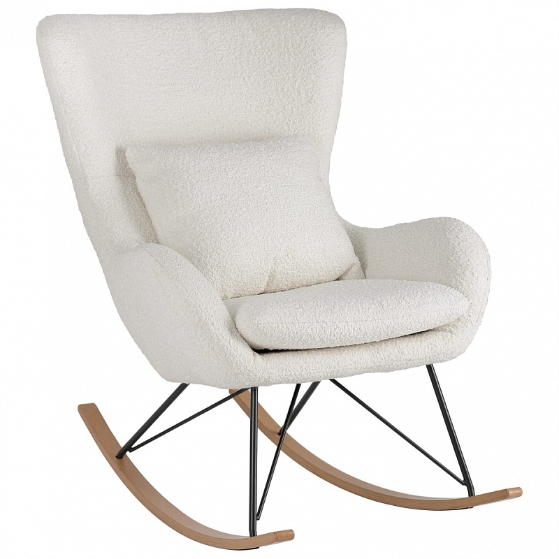 Rocking chair DORIA Кресло-Качалка  Молочный в Орле | Loft Concept 