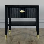 Прикроватная тумбочка с ящиком Elsa Dreams Black варинант исполнения - 5 | Loft Concept в Орле