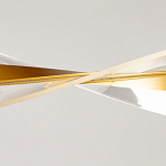 Люстра линейная с изогнутым плафоном Wave Line варинант исполнения - 8 | Loft Concept в Орле