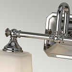 Бра для ванных комнат с квадратными матовыми плафонами на основании цвета хром Feiss варинант исполнения - 3 | Loft Concept в Орле