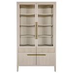 Витрина Primo со стеклянными фасадами и буфетом шпон Светлый дуб варинант исполнения - 1 | Loft Concept в Орле