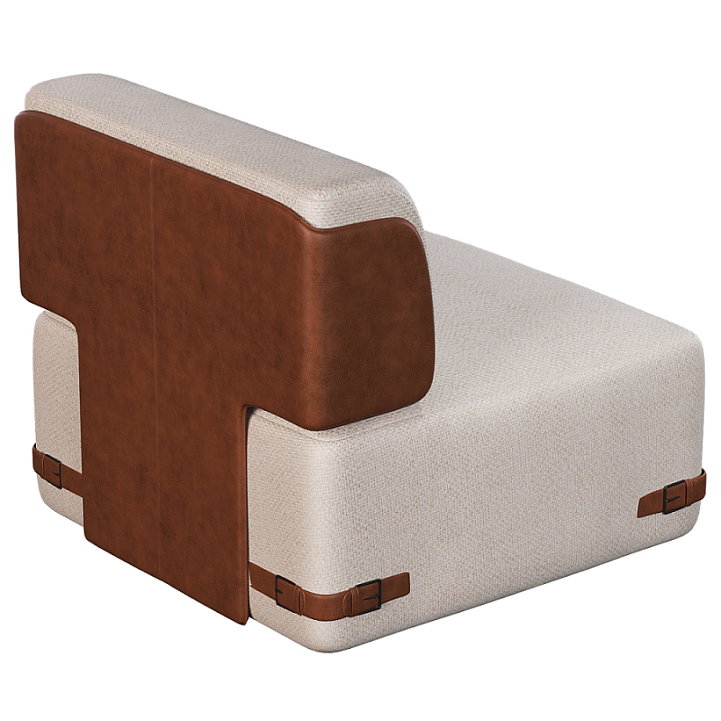 Кресло Richmond без подлокотников Молочный Коричневый в Орле | Loft Concept 