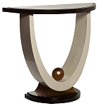 Консоль на полукруглой основе Stylish Pearl варинант исполнения - 1 | Loft Concept в Орле