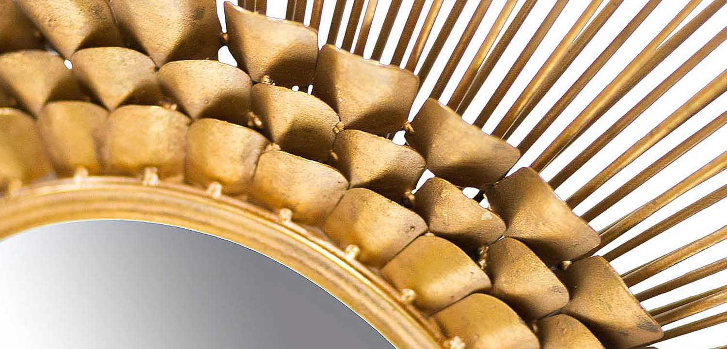 Зеркало-солнце Golden Petals Mirror Sun Зеркало-солнце Golden Petals Mirror Sun - Loft-Concept в Орле