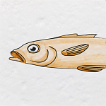 Плитка с узором Рыба Русалка варинант исполнения - 5 | Loft Concept в Орле