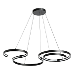 Люстра подвесная светодиодная в виде волнообразной ленты Ribbon Vortex варинант исполнения - 2 | Loft Concept в Орле