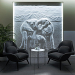 Барельеф ELEPHANTS варинант исполнения - 3 | Loft Concept в Орле