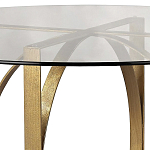 Стол обеденный круглый с основанием из 2-х пересекающихся колец Modern Geometric Silhouette варинант исполнения - 1 | Loft Concept в Орле