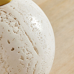 Настольная лампа на круглом основании из натурального камня Bartolomeo варинант исполнения - 1 | Loft Concept в Орле