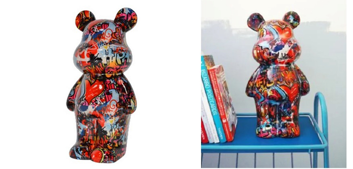 Статуэтка Graffiti Bear red Статуэтка Graffiti Bear red - Loft-Concept в Орле