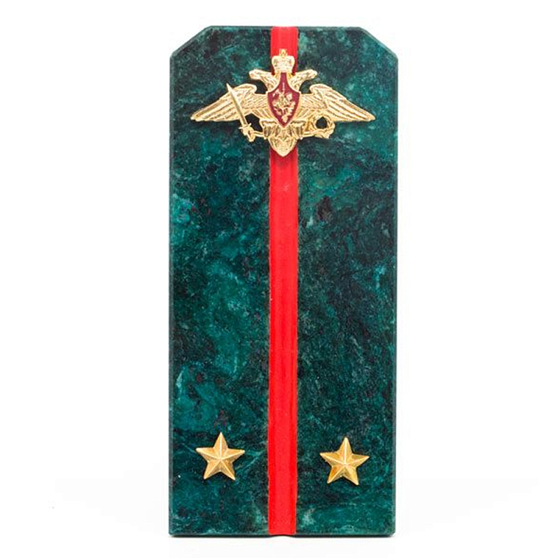 Сувенир Погон ВС из натурального камня змеевик Souvenir Epaulets Змеевик Красный Золотой Сувенир Погон ВС из натурального камня змеевик Souvenir Epaulets Змеевик Красный Золотой в Орле | Loft Concept
