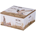 Чайная пара из фарфора с изображением собаки и уток 300 мл Hunting Porcelain Collection варинант исполнения - 4 | Loft Concept в Орле