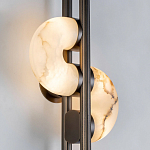 Бра  с фигурным мраморным рассеивателем Spiral of Warm Light варинант исполнения - 3 | Loft Concept в Орле