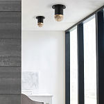 Потолочный светильник светодиодный с плафоном из натурального камня Purgatory варинант исполнения - 2 | Loft Concept в Орле