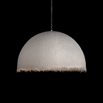Подвесной светильник в форме купола белого цвета с ажурной бахромой Tactile Line варинант исполнения - 11 | Loft Concept в Орле