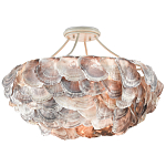 Потолочный светильник с каскадным абажуром из ракушек Sea Ravens варинант исполнения - 2 | Loft Concept в Орле