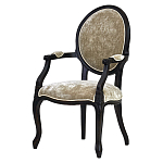 Стул из массива березы с подлокотниками и мягкой обивкой Vintage варинант исполнения - 1 | Loft Concept в Орле